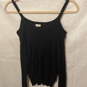 Black garage sweater